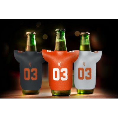 One Color Silkscreened Jersey Shaped Foam Cooler